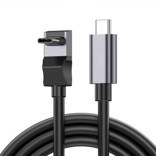 (2m) USB C to USB C 3.2 Gen2 Cable 10Gbps Data Sync 100W Fast Charging 90 Degree for Switches and More