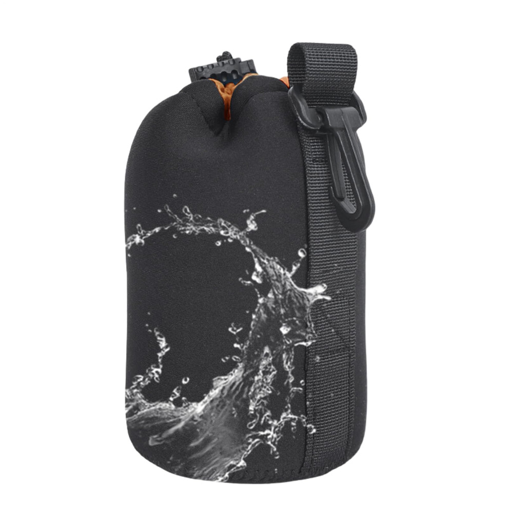 Soft Neoprene Lens Bag Padded Lens Storage Pouch For Slr Cameras Telephoto Lens Carrier 14Cm 9199774148757