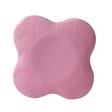 Yoga Kneeling Mat 2Piece Set Thickened ShockAbsorption Knee Pad AntiSlip Portable Elbow Pad Light Purple