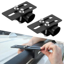 Lot de 2 supports barres de toit pour éclairage LED, fixation pour porte-bagages for voiture SUV