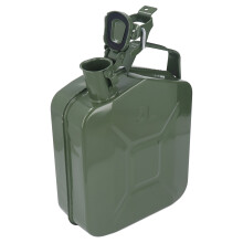 5L Stainless Steel Gasoline Container 1.3 Gal Portable Fuel Can