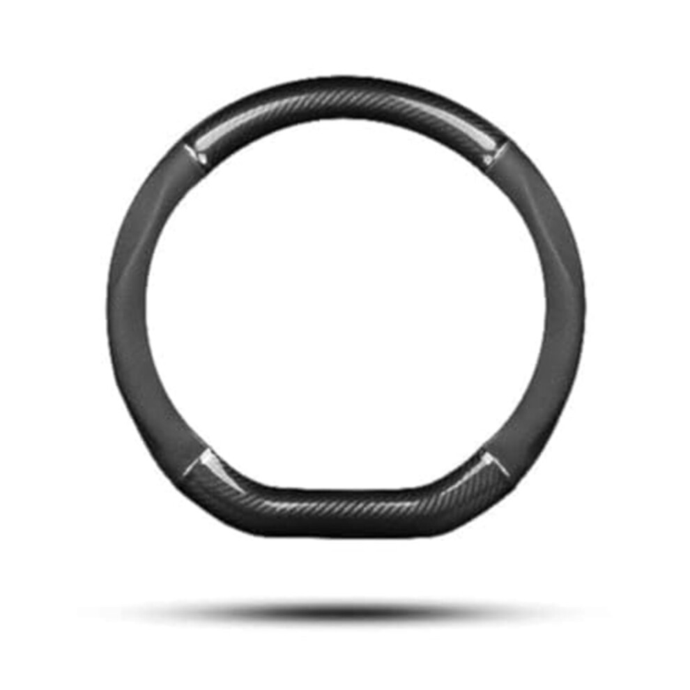 Car Steering Wheel Cover Leather Antislip Breathable Fit For Peugeot Rifter Bipper Rcz Black 9347817746433