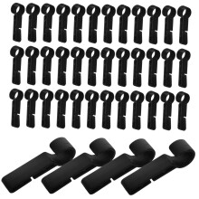 Hard Hat Buckle Hooks 100 Pieces Plastic Clip Hook Safety Helmet Accessory Construction