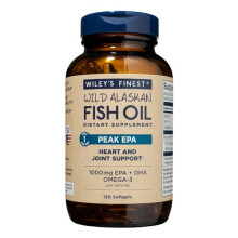 Wiley's Finest, Wild Alaskaanse Visolie, Peak EPA, 120 Softgels