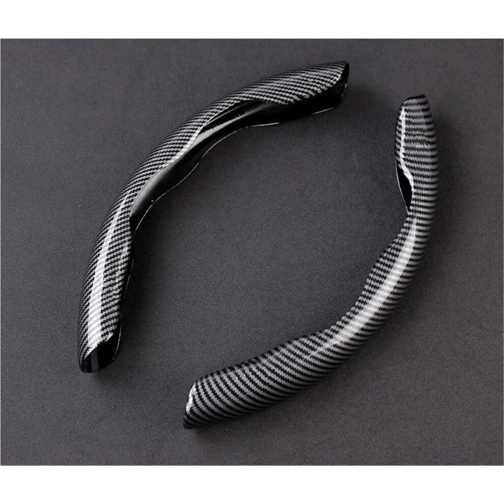 Leather Steering Wheel Cover For Suzuki Cars Antislip Grip Durable Protector Black 9187378529423