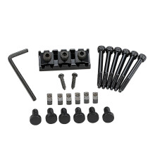 Electric Guitar String Locking Nut Replacement 6-String Headless Electric Guitar Locking Nuts with Wrench & Screw