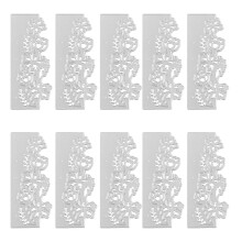 (DC3506) 10Pcs Flower Leaf Cutting Dies Hollow out Animal Dinosaur Die Cut Embossing Stencils for Card Making Scrapbooking Album Multicolor