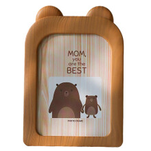 (brown bear) Photo Frame 7inch Photo Picture Frame for Kindergarten Table Wall Display Cartoon Frame Bedroom Decorations Kids Gift Multicolor