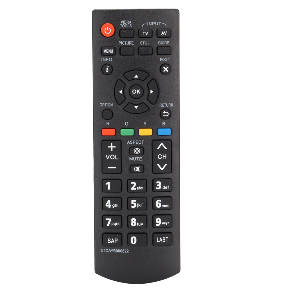 Compatible Remote Control, Replacement For Panasonic Viera Lcd Hdtv And Plasma Tv, No Programming Required, Brand New, Big Buttons For Easy 9482828851834