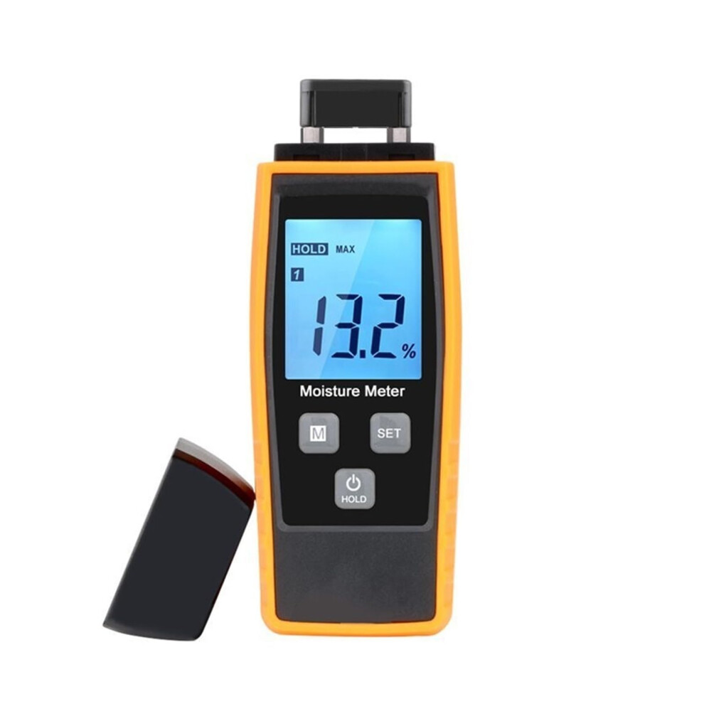 Moisture Meter Large Lcd Digital Wood Moisture Meter 080% Portable Cement Mortar Humidity Tester Timber Damp Detector Backlight 9199774149822