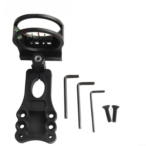 Adjustable Composite Sight For Precise Aiming, Straight Draw Bow Compatibility, Composite Material Archery Sight