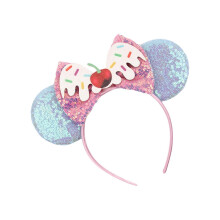 (5) Kid Friendly Sparkling Decorations Hair Accessories Stretchy Adjustable Headwear For Fun Outfits Celebrations Breathable Fabric Multicolor