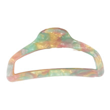 (15) Elegant French Style Hair Claw Clip Practical Acetate Secure Grip Hairpin For Women Multiple Colors Available Multicolor
