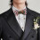 (A) Halloween Themed Gear Chain Bowtie Clasp Polyester Fabric Poker Pattern Party Essential  B 4