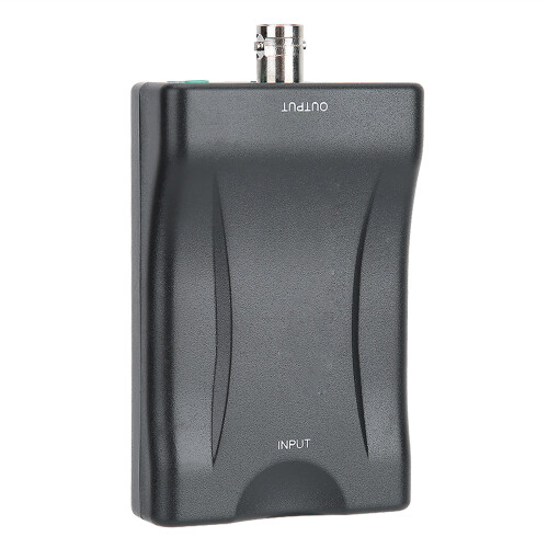 Schwarzer HDMI-auf-BNC-Videokonverter, kompatibel