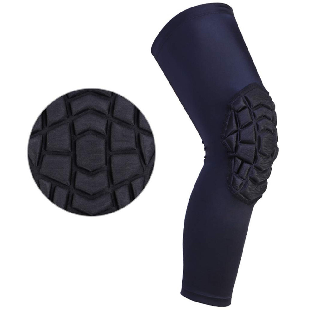 Basketball Honeycomb Anticollision Knee Black Size M Summer Breathable Nonslip Unisex Knee Pad Outdoor Sports 9187378529928