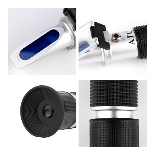 Digital Brix Refractometer 050% Sugar Content Tester with ATC for Fruit Juice Wine Beer 1