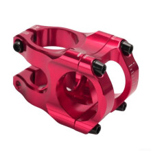 Downhill Bike Stem 31.8mm Clamp Diameter 35mm Length CNC Ultralight Aluminum Alloy Red Mountain Component