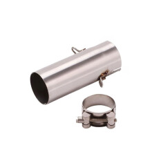 Motorcycle Exhaust Muffler for YZF R6 19982019 with Mid Link Pipe 51mm 60mm Noise Reduction