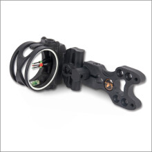 Archery Compound Bow Sight 3 Pin 0.029in Fiber Optic Pins Micro Adjustment Left Handed And Right Handed Hunting Sight