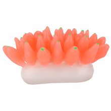 Ornament z korálů do akvária, měkká silikonová dekorace, odolná akvarijní ozdoba pro dekoraci akvária, poskytuje místo pro schovávání a