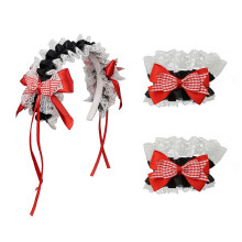 (Red) Elegant Trim And Sateen Hairband With Modifiable Flexible Group Comfortable Stretch Plan For Daily Use Parties Sakura Powder
