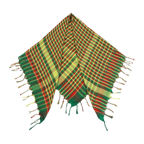 (100) Multipurpose Scarf Wrap Arabic Shemagh Thin Polyester For Travel Outdoor Daily Use Multicolor