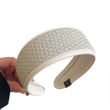 (10) Modern Leather Headwear Wide Brimmed Comfortable Hair Band For Women Lady Daily Fashion Accessory Multicolor