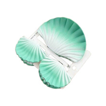 (3) 3PCS Marine Life Hair Clamps Dynamic Shade Plan Ergonomic Grip For Long Permanent Hold Multicolor