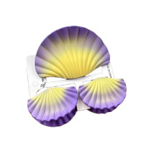 (4) 3PCS Marine Life Hair Clamps Dynamic Shade Plan Ergonomic Grip For Long Permanent Hold Multicolor