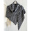 (Red) Winter Wool Scarf For Women Triangular Shawl Wrap Soft Oversized Design Cold Protection Comfortable Neck Cover  Stripe red 4