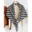 (Red) Winter Wool Scarf For Women Triangular Shawl Wrap Soft Oversized Design Cold Protection Comfortable Neck Cover  Stripe red 5