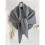 (Stripe red) Winter Wool Scarf For Women Triangular Shawl Wrap Soft Oversized Design Cold Protection Comfortable Neck Cover  Stripe red 5