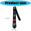 Unique Themed Black Embroidered Necktie From Wool for Comfortable Styles  Black 3