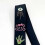 Unique Themed Black Embroidered Necktie From Wool for Comfortable Styles  Black 4