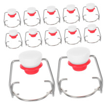 15pcs Airtight Swing Bottle Caps Stainless Steel and Silicone Lids for Home Brewing