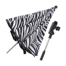 Adjustable Baby Stroller Umbrella for Pushchair, Sun Protection, Stainless Steel & Canvas