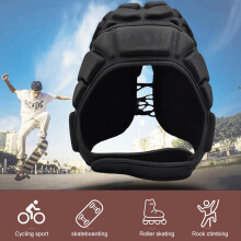 Soft Shell Rugby & Soccer Headgear Helmet, All Size, Black