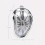 Wall Clock Surreal Melting Clock Distorted Design Silver Finish Home Decor Gift Funny Creative Gift 3
