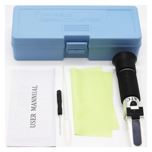 Digital Sugar Tester Handheld Refractometer 50/80/90 Range Optical Sugar Content Tester For Fruit And Beverage 090 1
