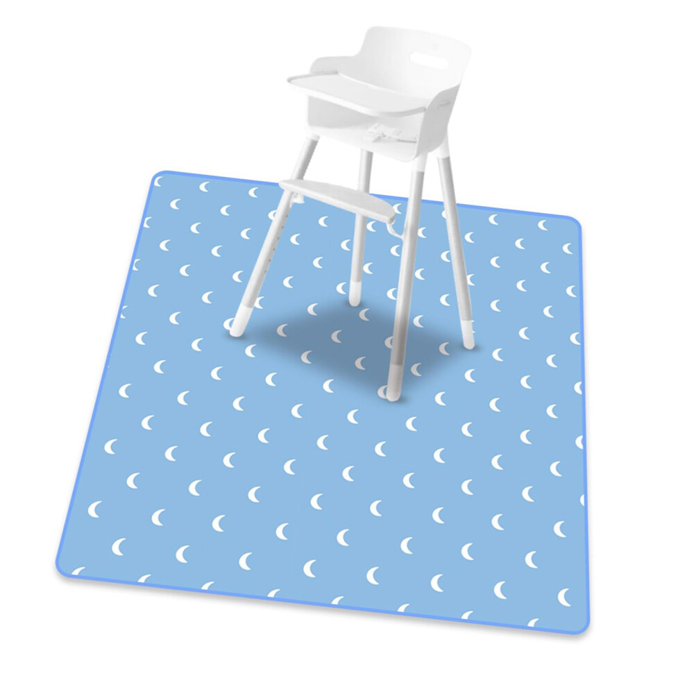 Chair Spill Mat 130x130cm Foldable Easy to Clean Outdoor Baby Play Cushion for Newborns and Kids