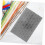 Cross Stitch Fabric Embroidery Mesh Canvas Sheets, 5Piece Pack, DIY Needlework For Precise Lines 3