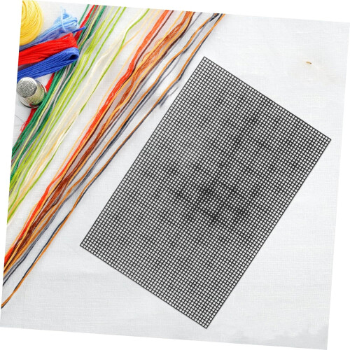 Cross Stitch Fabric Embroidery Mesh Canvas Sheets, 5Piece Pack, DIY Needlework For Precise Lines 2