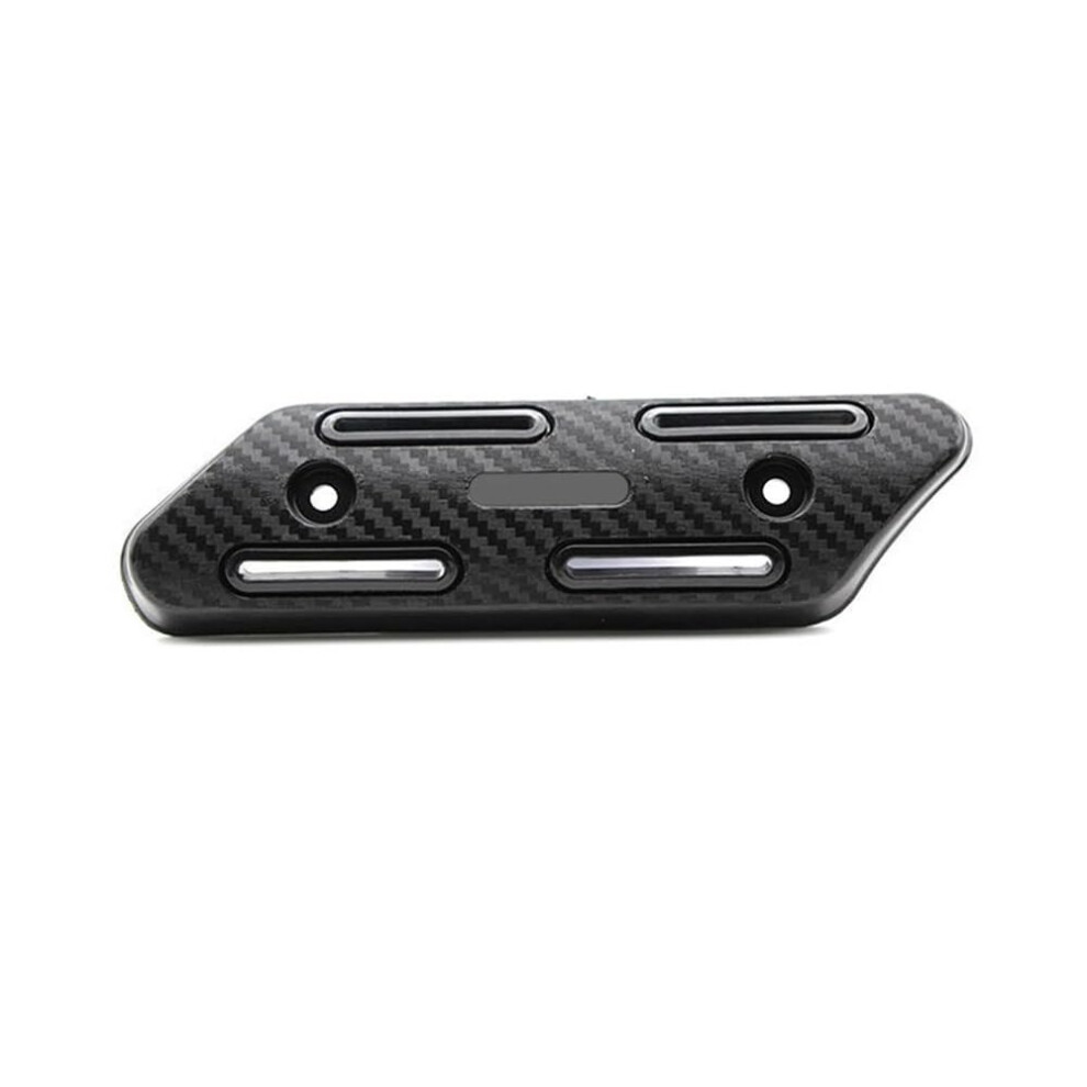 Universal Motorcycle Exhaust Heat Shield Guard, Antiscalding Heat Protection Cover Black 9187378530511