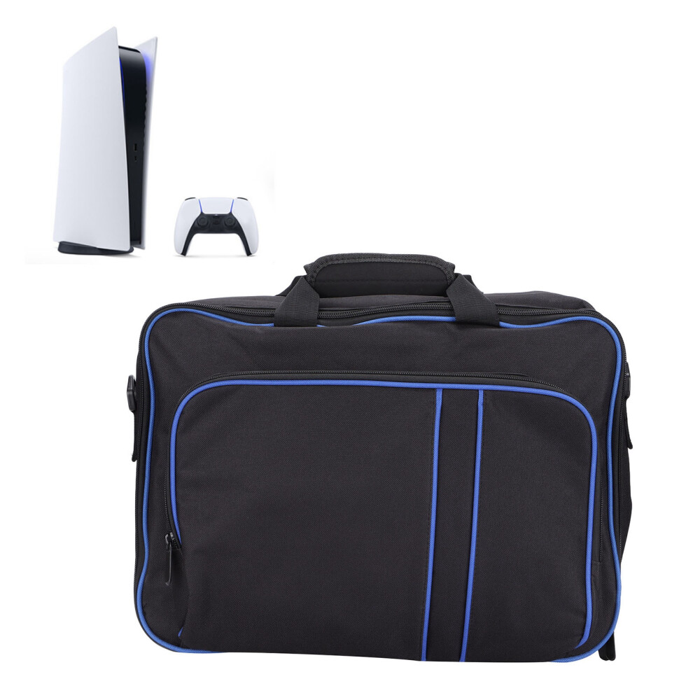 Large Capacity Gaming Console Bag For Ps5, & 44X28x9cm Blue/Black 4161377102325