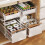 Under Sink Organizer  MultiPurpose Storage Shelf For Kitchen And Bathroom  Under Sink Storage Rack For Small Spaces 4