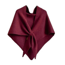(Burgundy) （1 Pack）Winter Autumn Faux Wool Scarf Lightweight Shawl Wrap For Outdoor Commuting Travel Unisex Adults  Burgundy