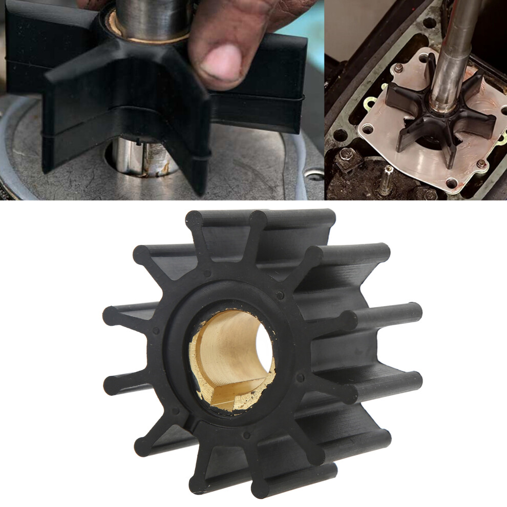 57Mm Water Pump Impeller 12-Blades Replacement For Marine Engines 3641377102521