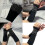 (White) Elegant Polyester Arm Sleeves With Decorative Trim Edging Security And Thin Plan  White 2