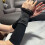 (White) Elegant Polyester Arm Sleeves With Decorative Trim Edging Security And Thin Plan  White 4